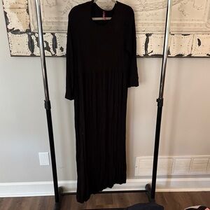Bellamie Classic Black Long Sleeve Dress